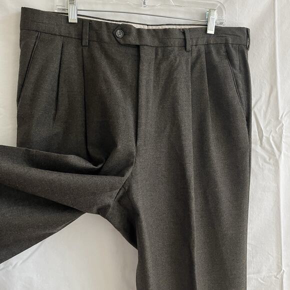 Principe Men's brown wool and cashmere blend, made in Italy, size 36, classic. - Picture 4 of 9